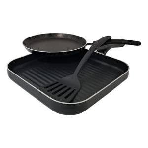 Set-3 Pzas Cocina Linea Black