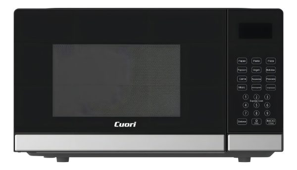 Horno Microondas Cuori 700w Panel Digital 20l Cocina Negro P - Imagen 2