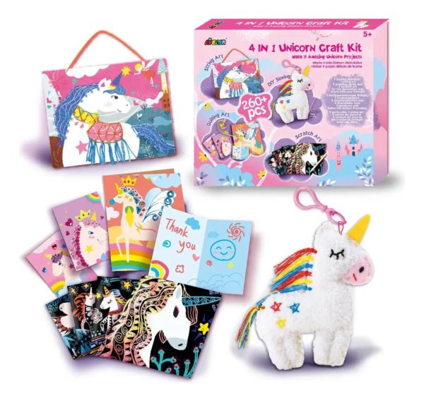 4 En 1 Craft Kit Unicornio Avenir - Imagen 2
