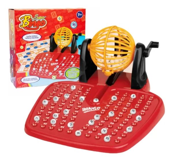 Juego Mesa Bingo Completo Con Bolillero Niños - Imagen 2