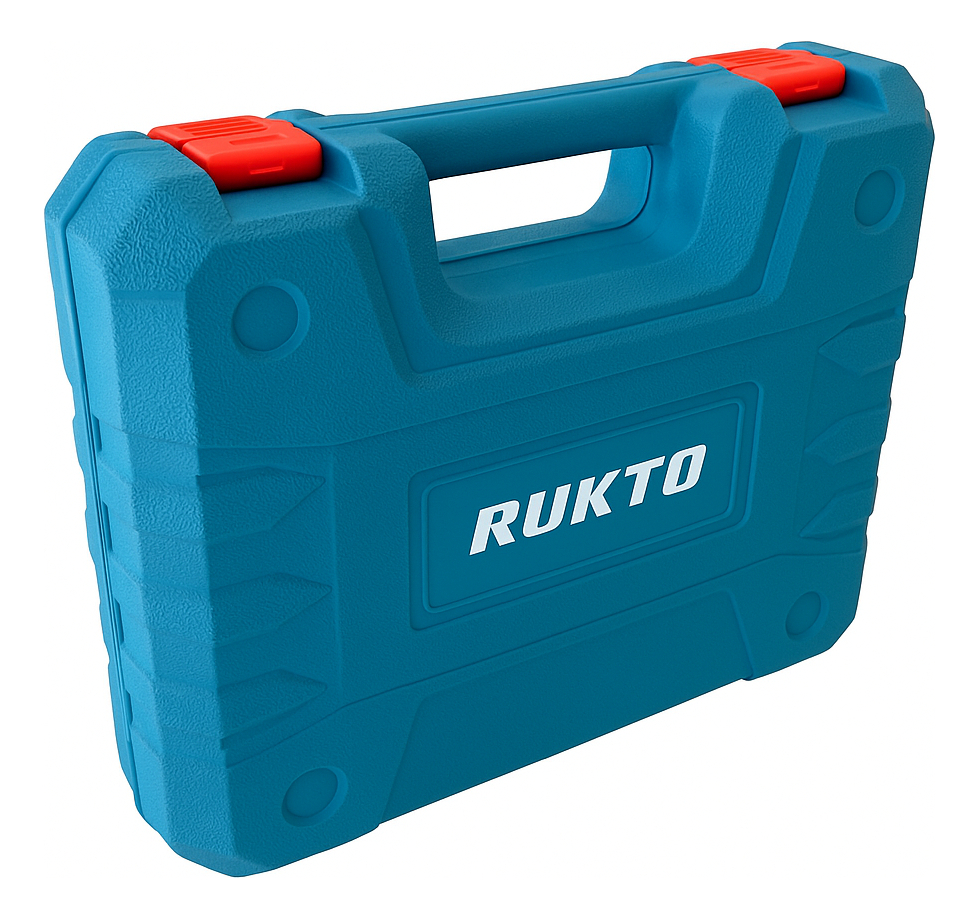 Taladro Atornillador Percutor 20v Litio Rukto 25 Accesorios - Imagen 4