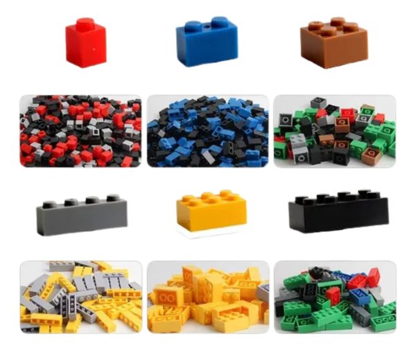 Juego 1000 Bloques Ladrillos De Encastre Calidad - Imagen 2