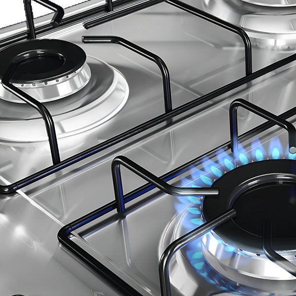 Cocina Supergas 4 Hornallas Titanio Con Horno Eléctrico Y Gr - Imagen 4