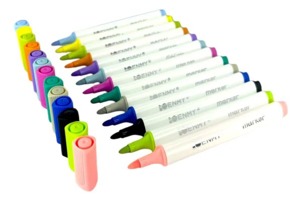 Set Marcadores Permanente Acrílico Valija 80p Arte - Imagen 3