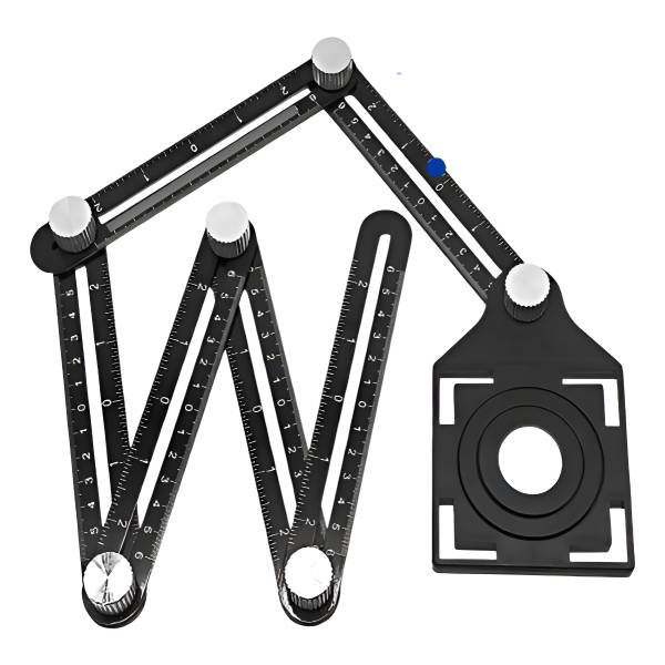 Regla Plegable Ajustable 6 Piezas Aluminio Wadfow Wsr5601