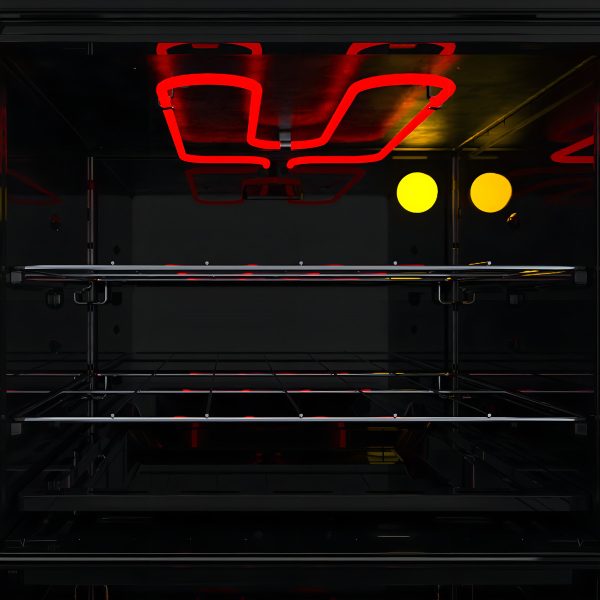 Cocina Supergas 4 Hornallas Negra, Mesada De Vidrio, Hierro - Imagen 4