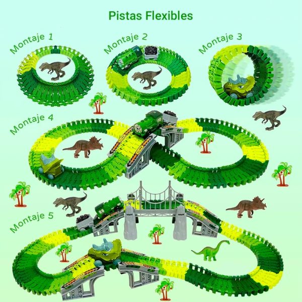 Pista Dinosaurio 275 Piezas - Imagen 2