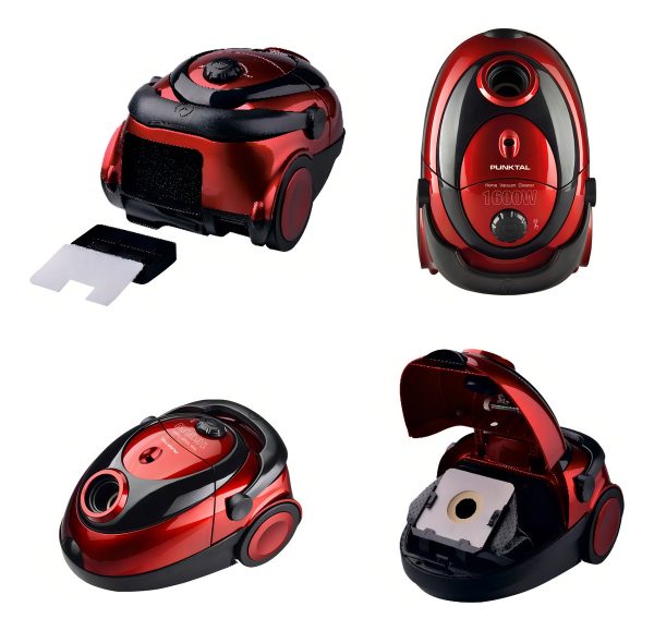 Aspiradora Punktal Pk-8208 2l 1600w Color Rojo/negro - Imagen 10
