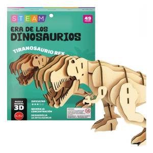 Puzzle 3d De Madera Era De Los Dinosaurios Royal +6 Años