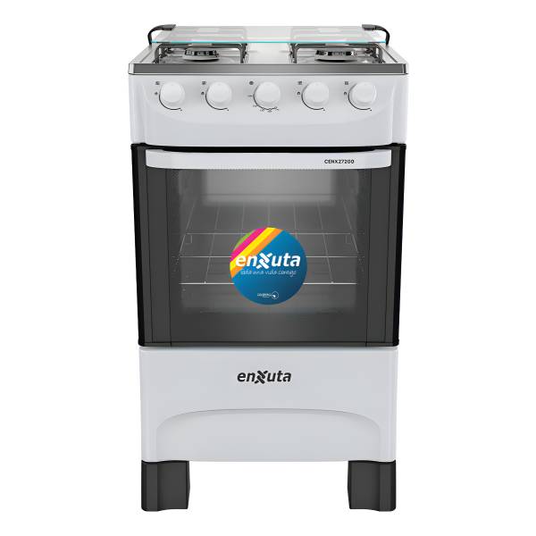 Cocina Supergas 4 Hornallas Blanca Con Termocupla - Enxuta