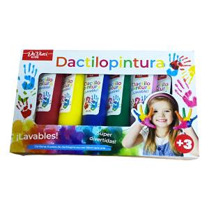 Set X6 Dactilopintura Davinci En Pomos 90ml
