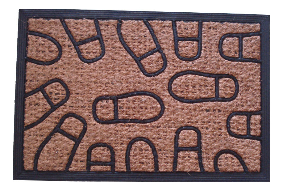 Felpudo Alfombra Coco Con Goma 40x60cm H.1cm Varios DiseƱos - Imagen 7