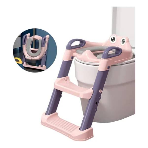 Escalera Asiento Aprendizaje Inodoro Water Baño Niño - Imagen 9
