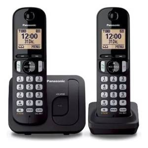 Ff Telefono Inalambrico Panasonic 2 Base Pantalla Lcd Tgc212