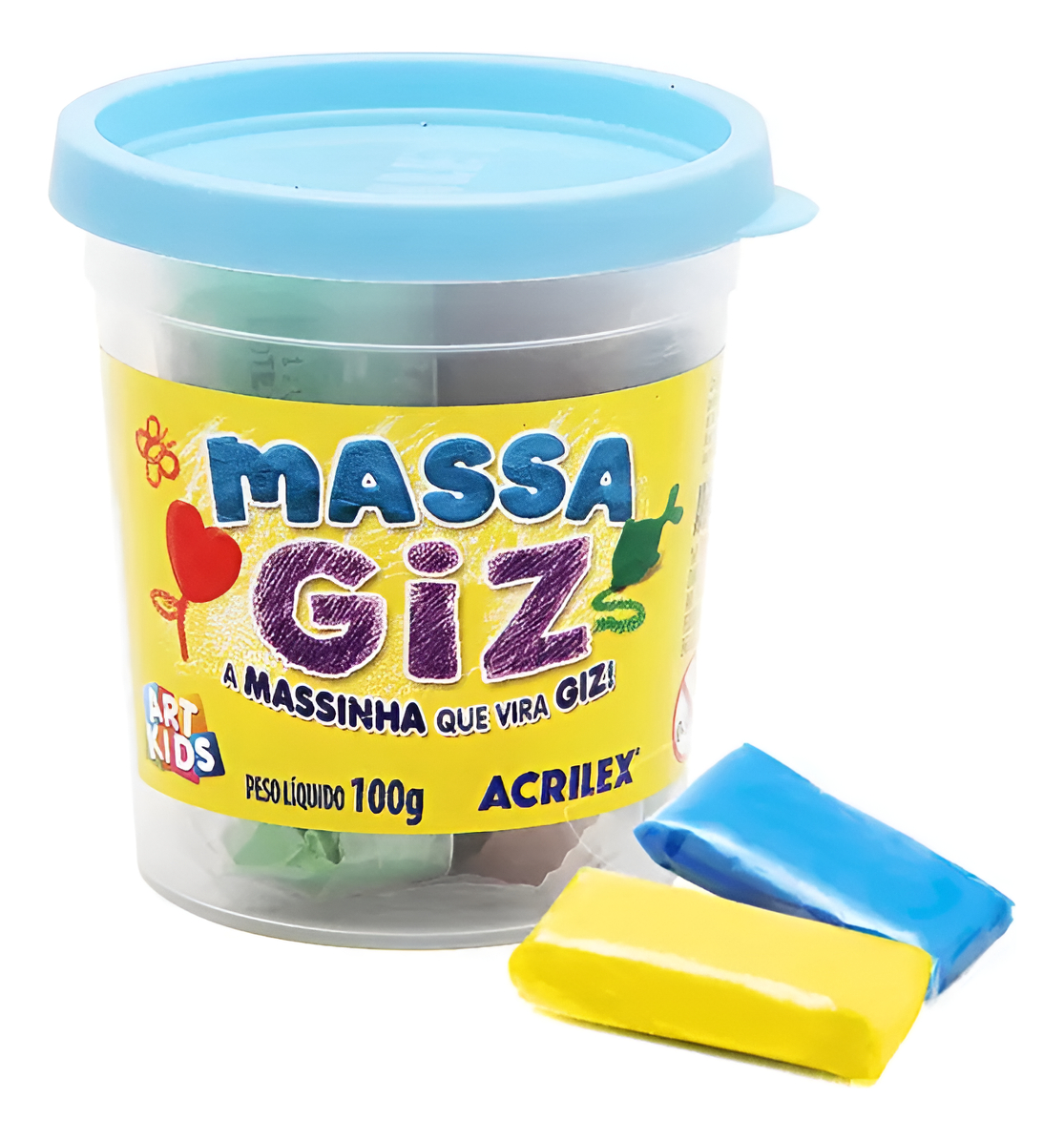 Masa Para Moldear Acrilex Se Convierte Crayones 100gr