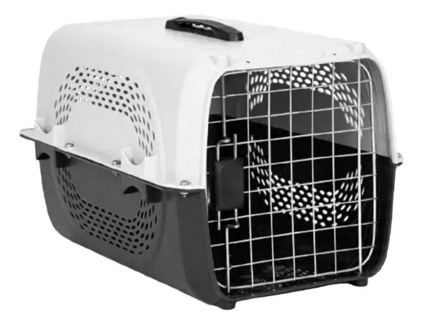 Transportadora Canil Perro Gato Avion Color Blanco - Imagen 6