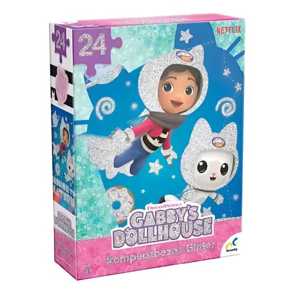Puzzle 24 Piezas Glitter Gabby's Dollhouse