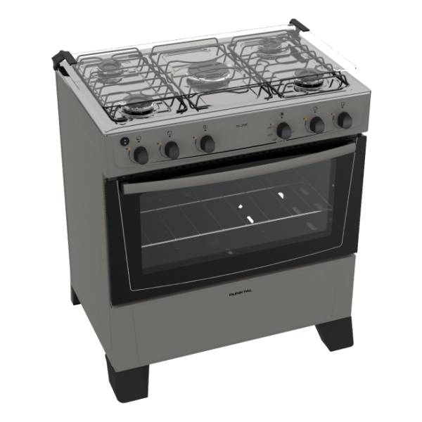 Cocina A Supergas-gas 5hornallas Punktal Coliseum Pk-299c