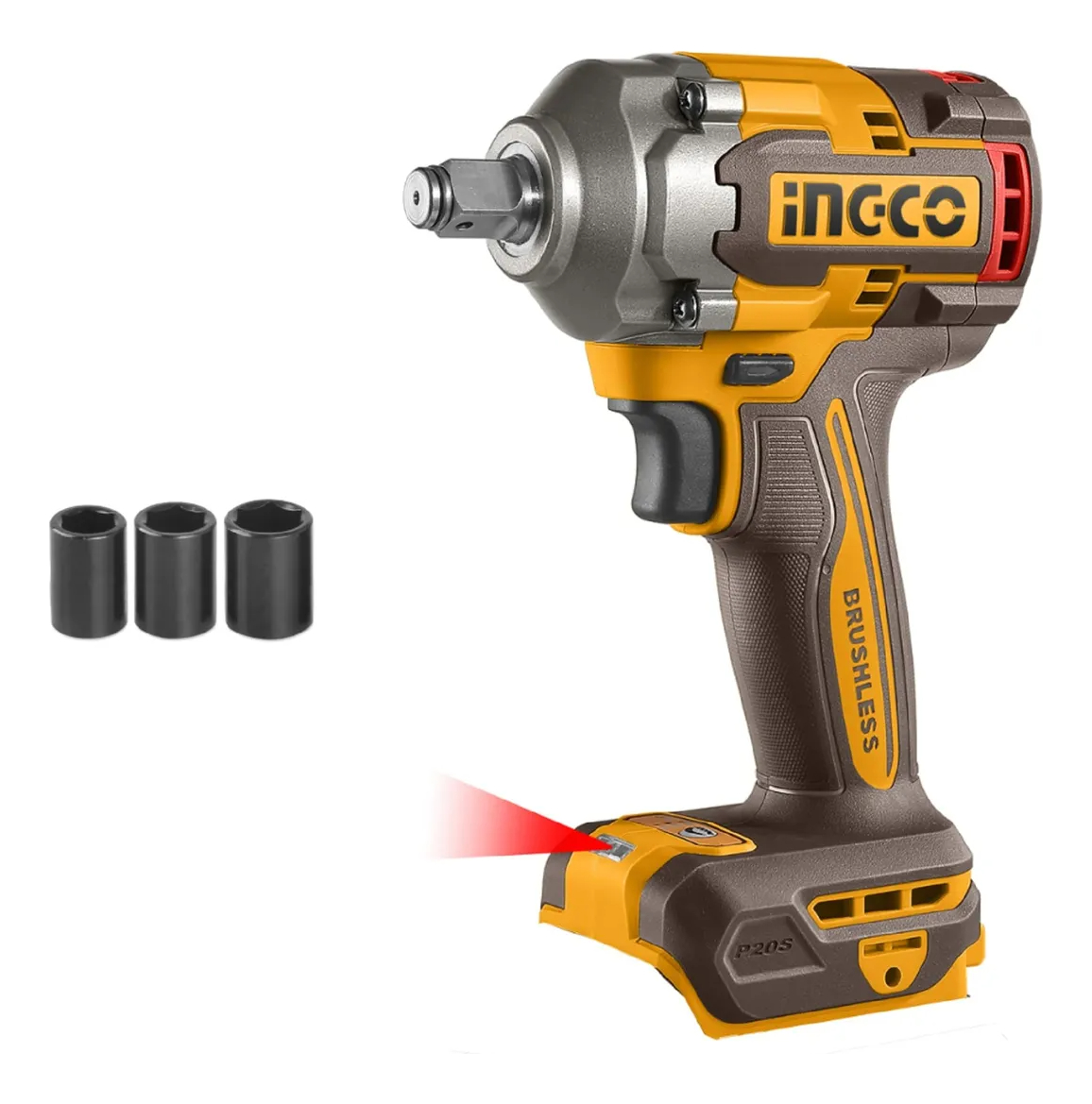 Kit Rotomartillo + Llave De Impacto + Taladro 20v Ingco - Imagen 3