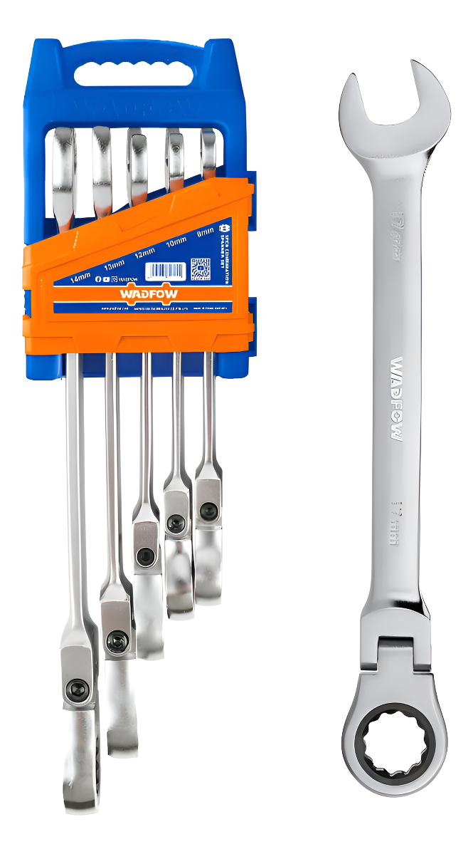 Set X 5 Llave Combinada C Crique Cabeza Movil Wsp5205 Wadfow