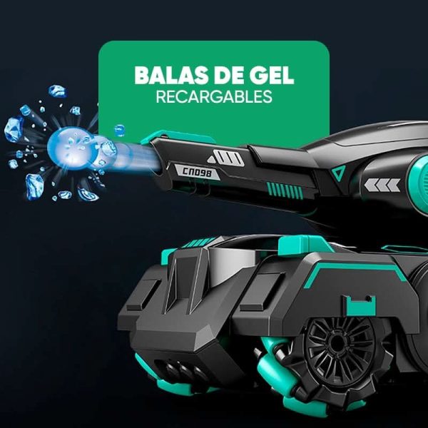 Tanque C/control Remoto Waterbomb C/gel Rojo - Imagen 4