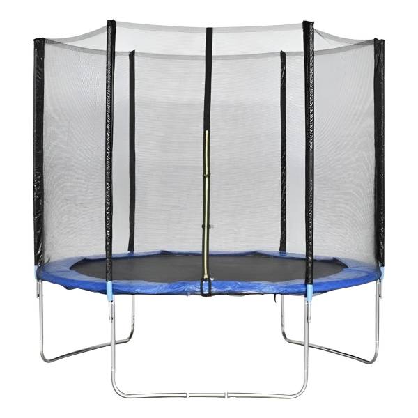 Cama Elástica Con Diámetro De 1.83 M Azul Y Lona Negra