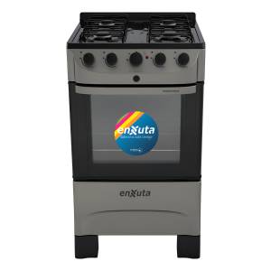 Cocina Combinada 4 Hornallas Titanio - Enxuta