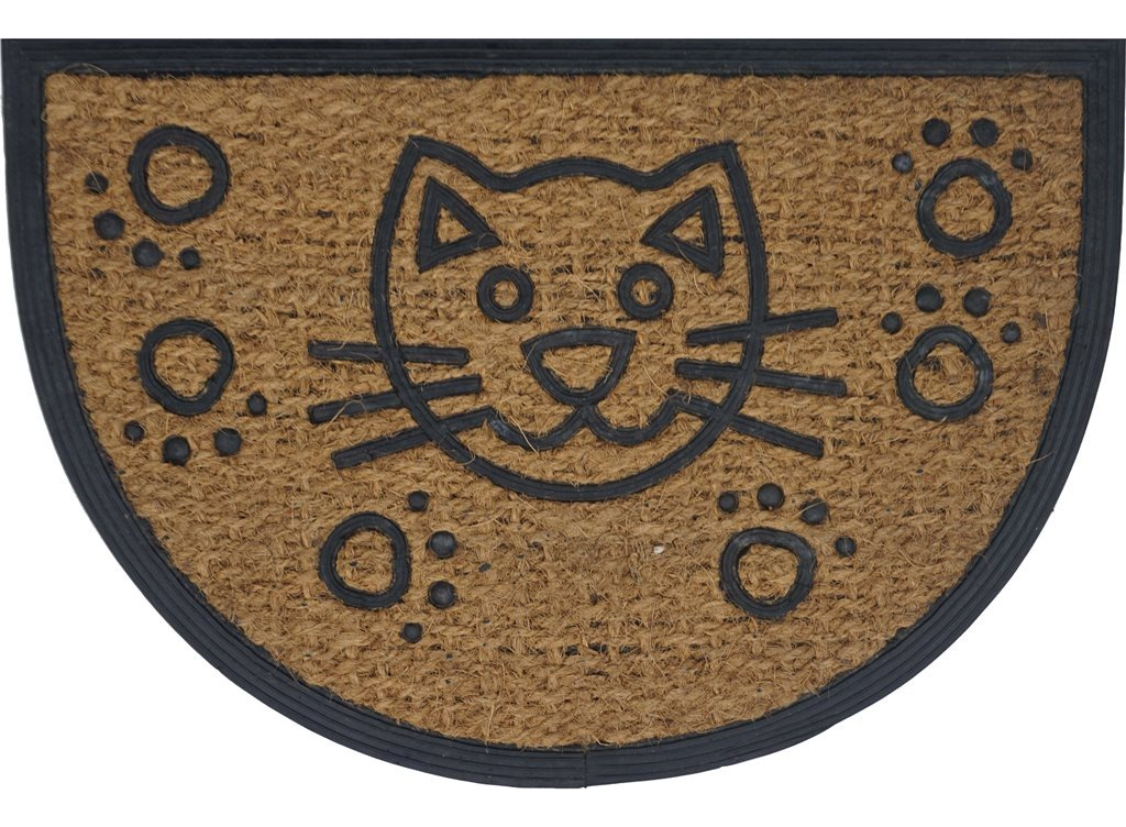 Felpudo Alfombra Coco Con Goma 40x60cm H.1cm Varios DiseƱos