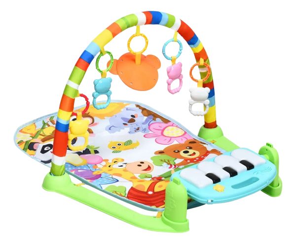 Alfombra Gimnasio Bebes C/accesorios Piano Luz Sonido - Imagen 2