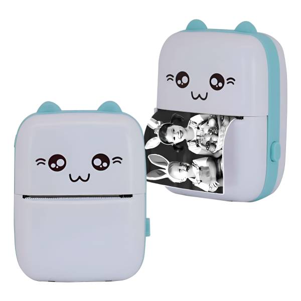 Mini Impresora Portátil Carita Cat Bluetooth Usb - Imagen 5