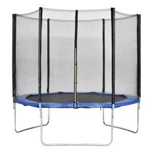 Cama Elástica Con Diámetro De 2,44 M Azul Y Lona Negra