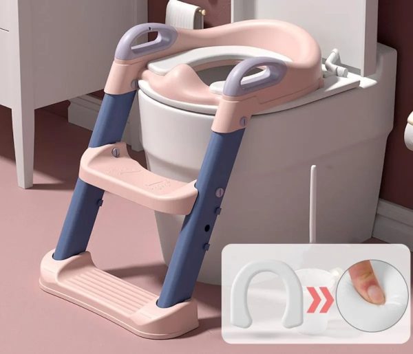 Escalera Asiento Aprendizaje Inodoro Water Baño Niño - Imagen 12