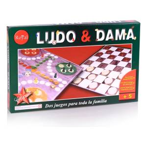 Juego De Caja Royal Ludo Y Dama
