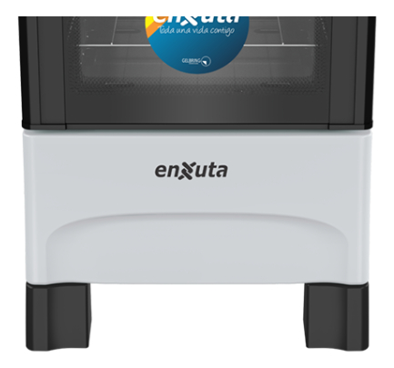 Cocina Multigas Mesada De Vidrio Negro Cenxv27543w Enxuta - Imagen 3