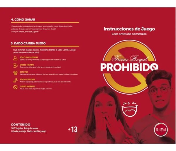 Juego De Mesa Trivia Prohibido Royal - Imagen 3