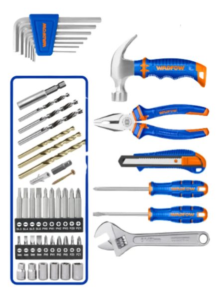 Set De Herramientas 91 Pcs + Taladro Atorn. C/ Percutor 20v - Imagen 3