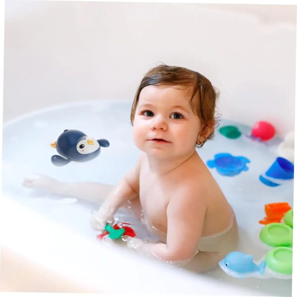 Juguete De Baño Pinguino Con Movimiento - Imagen 3