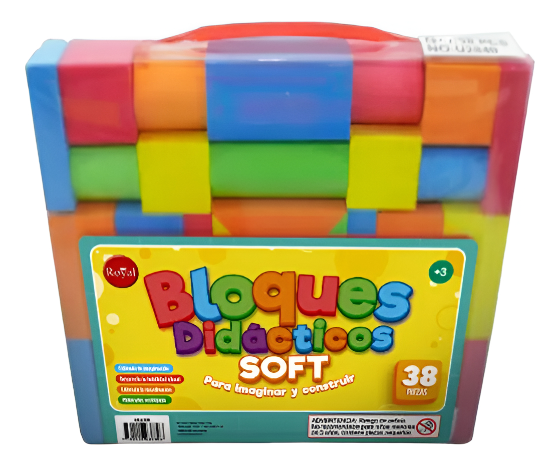 Bloques Goma Eva 38 Piezas Royal