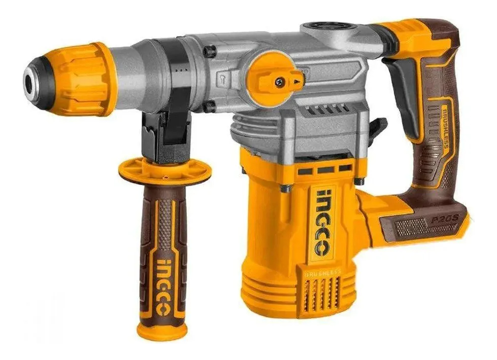 Kit Rotomartillo + Llave De Impacto + Taladro 20v Ingco - Imagen 2