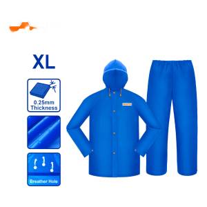 Equipo De Lluvia Campera Y Pantalón Talle Xl Pvc Wrc30xl