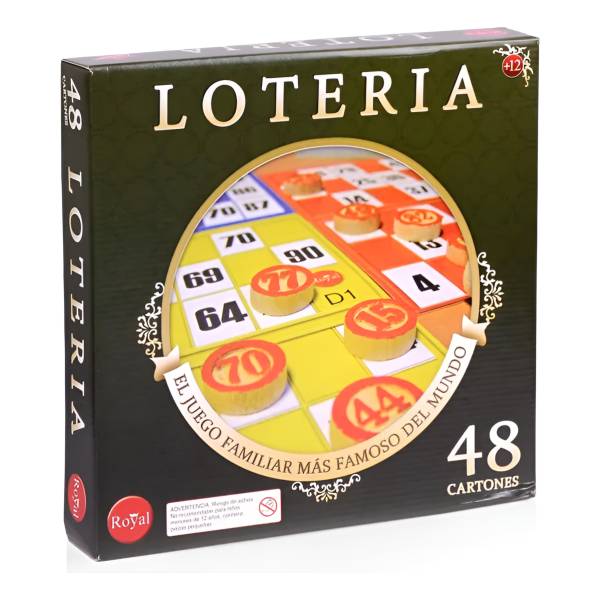 Juego Lotería 48 Cartones Royal