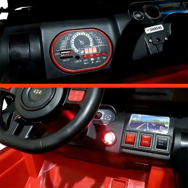 Auto Jeep Compact Batería C.remot Luz Música - Imagen 2