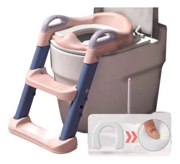 Escalera Asiento Aprendizaje Inodoro Water Baño Niño - Imagen 11