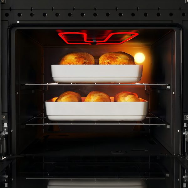 Cocina Supergas 4 Hornallas Negra, Mesada De Vidrio, Hierro - Imagen 5