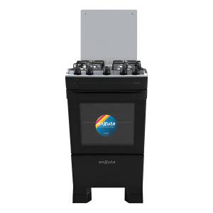Cocina Supergas 4 Hornallas Negra Con Termocupla Y Grill