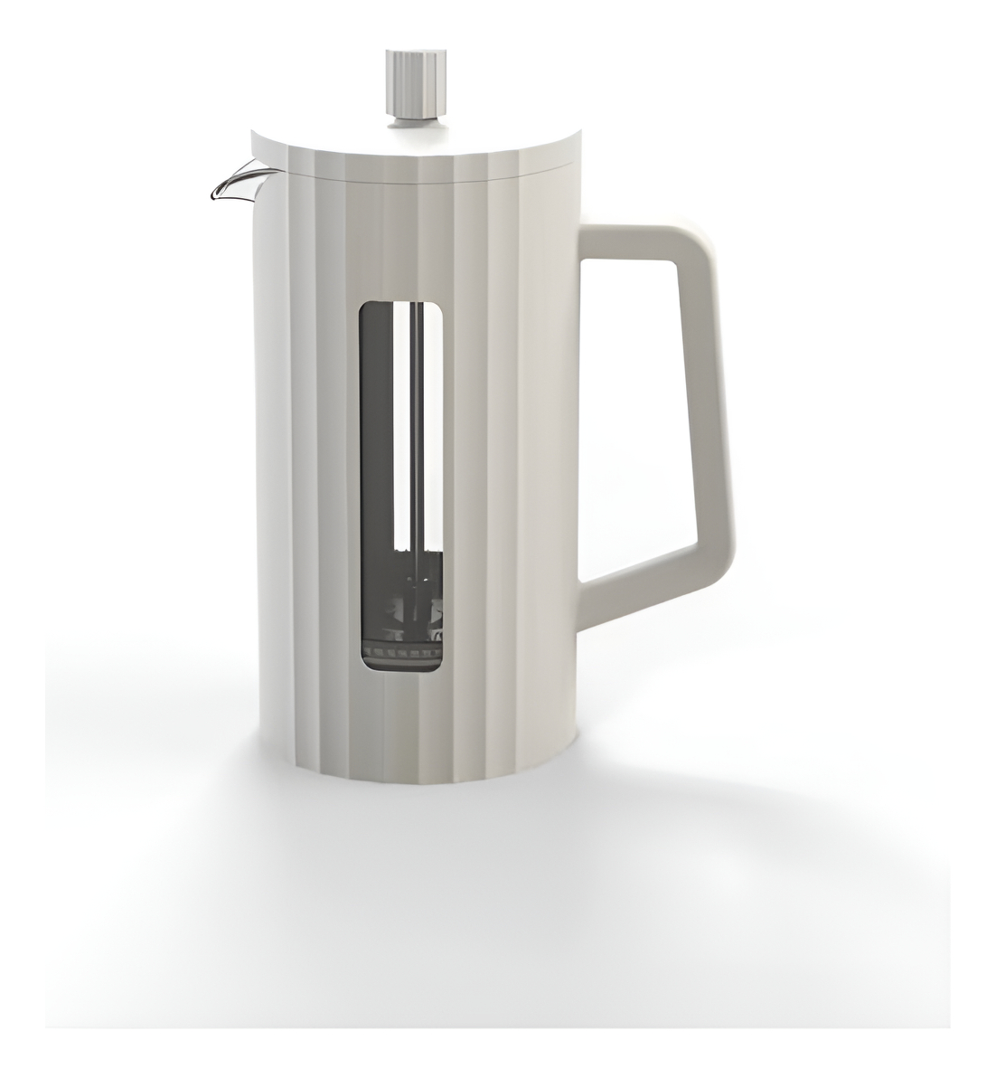 Cafetera/tetera French 350ml Borosilicato/pp Blanco Catania - Imagen 2