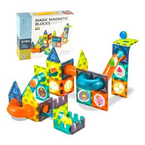 Juego De Bloques Magnéticos 66 Piezas Infantil
