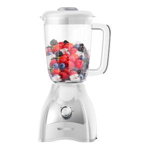 Licuadora 1.5l 650w Jarra De Vidrio 2 Velocidades Wzz4510t