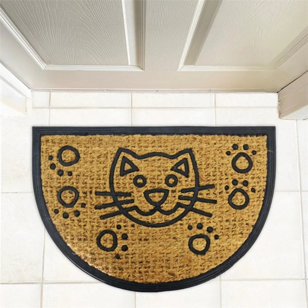 Felpudo Alfombra Coco Con Goma 40x60cm H.1cm Varios DiseƱos - Imagen 2