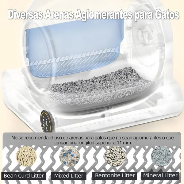 Arenero Inteligente Automático Para Gatos Aplicación Celular - Imagen 5